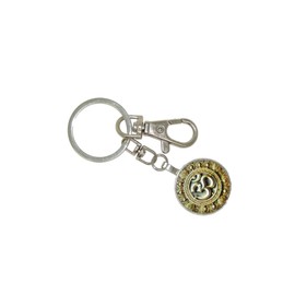 Jeannieparnell N525 Spiritual Om Keychain – Sacred Symbol Keyring for Meditation, Yoga & Mindfulness