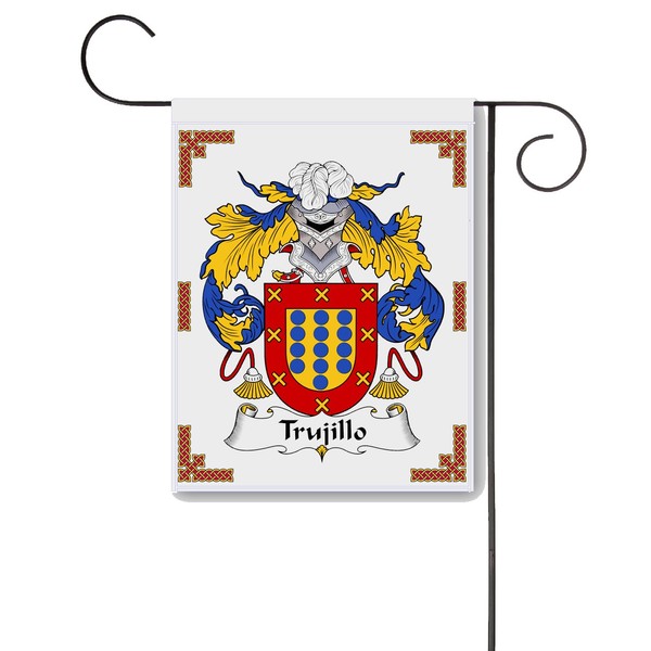 Trujillo Coat of Arms/Trujillo Family Crest 11 X 15 Garden