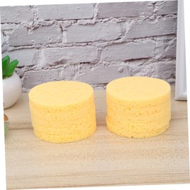 WOONEKY 5pcs Sponge Pads Round Makeup Remover Mats Gentle Skin Cleansing for Women Travel