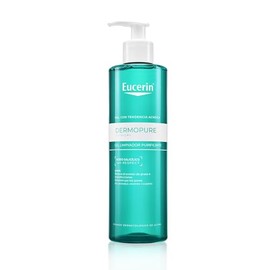 Eucerin - Gel Limpiador Facial Piel Grasa Imperfecciones, 400Ml - 400Ml | negro - Daily Care