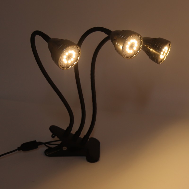 Indoor Plants Light Full Spectrum LED Plant Grow Light Clip