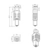 Ender 3 Ceramic Heater Hotend 24V 60W Integrated Bimetal heatbreak