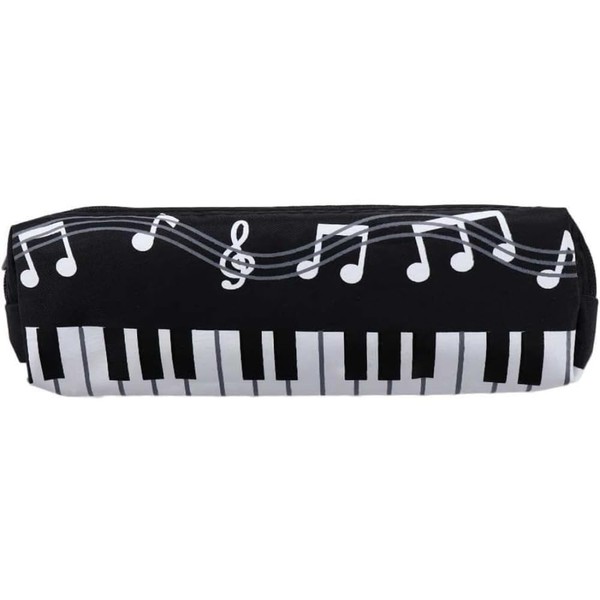 TypoGrove Music Note Design Pencil Case - Zippered Organizer with