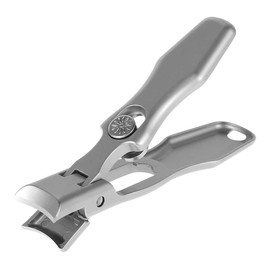 QUWUMGD Nail Clipper Stainless Steel Wide Jaw Opening Toenail Cutter Splash-proof Ergonomic Curve Fingernail Trimmer Heavy Duty Nail Grooming Tool for Adults Seniors Pets DR(silver)