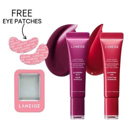 Laneige Glaze Craze Duo, Tinted Lip Serum Bundles, Lip Care, Moisturizing:_GC Blueberry Jelly + Raspberry Jam