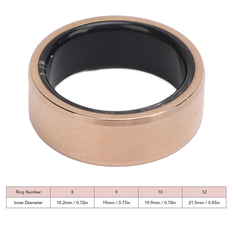 Smart Ring Health Tracker Sleep Monitoring Step Counting IP68 Waterproof