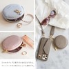 Elegante Round Mini Pouch, Round Mini Pouch, Round Makeup, Small