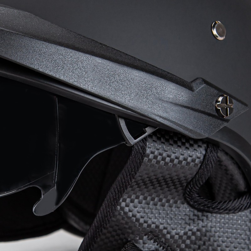 Cartman Motorcycle Open Face Helmet with Sun Visor Quick Release