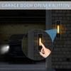 2 PCS Lighted Doorbell Button,Universal Wall Mounted Door Bell Button
