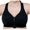 Gemm Womens Plus Size Medium Sports Bra High Impact Non