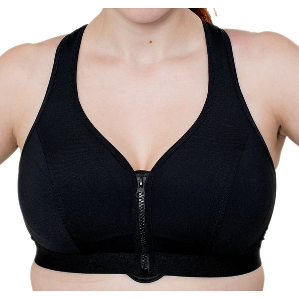 Gemm Womens Plus Size Medium Sports Bra High Impact Non