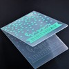 DDOUJOY Happy Birthday Background Plastic Embossing Folders for Card Making