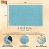 LuxUrux Bath Mat-Extra-Soft Plush Bath Shower Bathroom Rug, 1'' Chenille