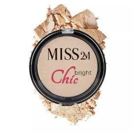 MISS2M 시크 브라이트 파우더 형광펜 및 일루미네이터 쉬메리 구운 후 압착 컨투어 쉬머 순도 40 0.33온스 MISS2M Chic Bright Powder Highlighter and Illuminator Shimmery Baked Pressed Contour Shimmer Pure 40 0.33oz [40 Pure Light]