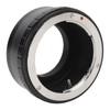 Lens Mount Adapter Ring with Back Cap Aluminum Alloy Lens