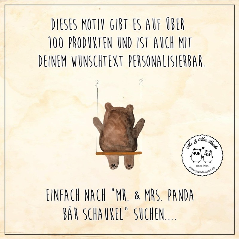 Mr. & Mrs. Panda Auto Sonnenschutz Bär Schaukel - Geschenk,