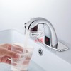 Automatic Touchless Bathroom Sink Faucet Commercial Sensor Motion Activated Hands