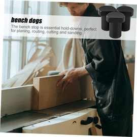 LALAFINA 3pcs Aluminum Alloy Workbench Dog Clamp Bench Planing Stop Easy to Install Woodworking Accessories for Routing Cutting and Sanding Tasks