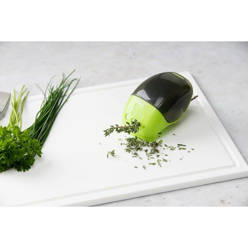 Fackelmann herb roller with herb scraper, cutting roller with sharp