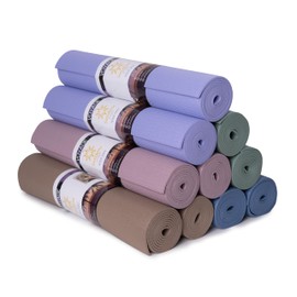 Sunshine Yoga Voyage - Tapete de yoga a granel, paquete de 10, 72 x 24 pulgadas, esterillas de yoga profesionales para estudio y gimnasio, 0.197 in...