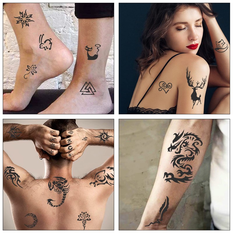 Henna Stencils 24 Sheets – 400+ Reusable Tattoo Stencils