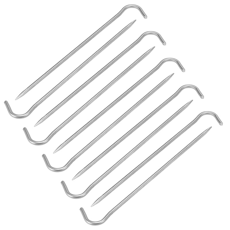 Naroote Tent Stakes, Tent Stakes Heavy Duty Ground 10-Pack a