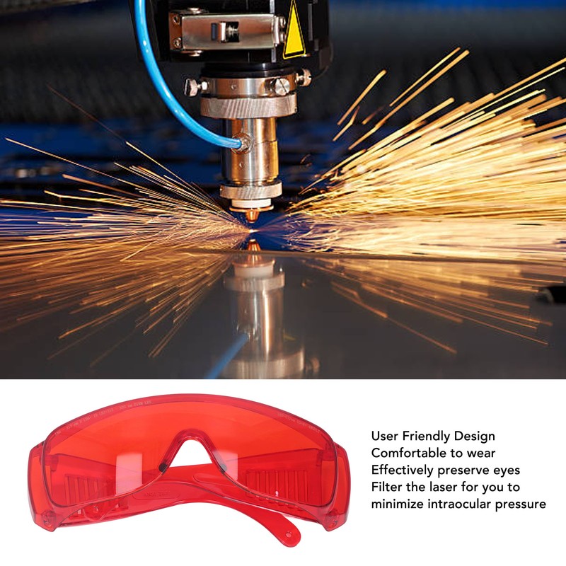 Laser Glasses Red 180 To 532nm Strong Light Protection Industrial