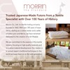 MORIRIN Zippered Cover for Japanese Futon Floor Mattress, 100% Cotton,