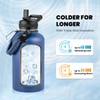 RAYMYLO Insulated Water Bottle 64 oz, Triple Wall Vacuum Stainless