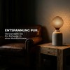greenandco Vintage Design LED Lamp Black Patterned Hexagons Dimmable E27