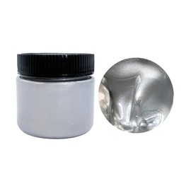 Silvery Metallic Acrylic Paint - Gold, 100ML/Jar, Chalk Paste, Blendable, For Crafts, Color-shifting, Glass, Rocks, Wood, Canvas, Fabric, Ceramic