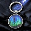Promotech Sky Polar Light Keychain - Flat Keychain Made of