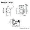 PENGLIN 2PCS RJ11 6P4C Panel Mount Connector, Solderless RJ11 CAT3