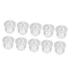 10 Pcs Sound Amplifier Dome Soft Silicone Anti Static Dual