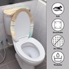 KUIFORTI Toilet Seat Cover Set Toilet Lid Cover 2 Pack