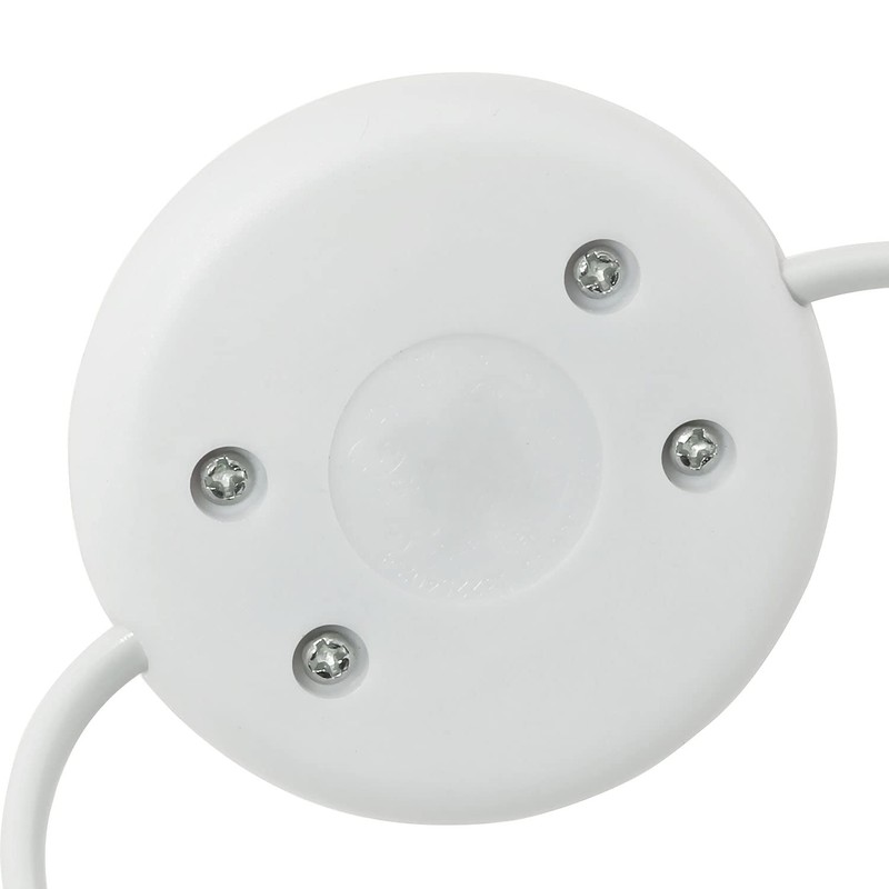 E-outstanding Foot Pedal Push Switch Round Button Inline Lamp Light