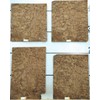 Walnut Burl Wood Veneer 20" x 21" raw no Backing