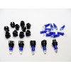 Lumiglow 15 Blue Dome LEDs Lights Bulbs 3/8 Sockets Instrument