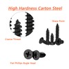 Ymass 500pcs M4 High Hardness Drywall Screws Assortment Kit, Self-Tapping