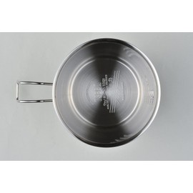 TSBBQ Stainless Steel Shera Cup Series by Tsubame Sanjo (Stainless Steel Shell Cooker 800)