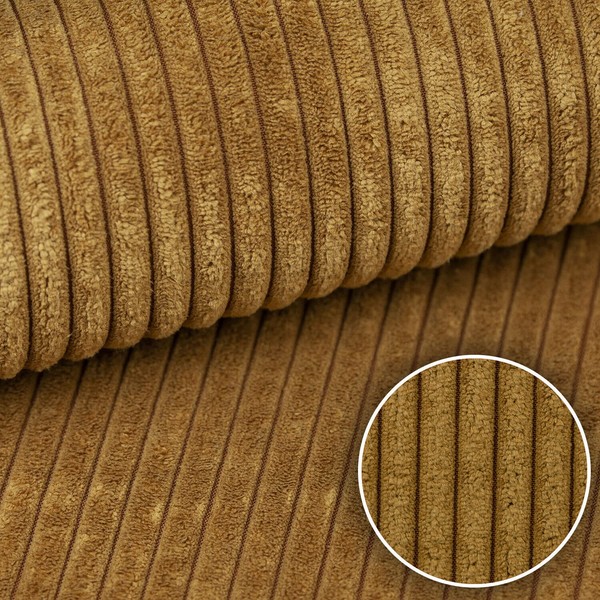 HEKO PANELS Murano Premium Corduroy Look Decorative Fabric Furniture Fabric