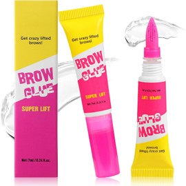 Professional Makeup Gel de Cejas, The Brow Glue, Estilizador de Cejas en Gel, Cabezal de Cepillo Incorporado, a Prueba de Sudor, Crea un Aspecto de Maquillaje Natural, 7ml