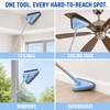 Wall Mop Cleaner with 80 Inch Handle and 360 Swivel