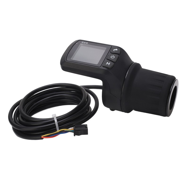 Electric Bike Meter Kit ABS LCD Display Panel Half Handle