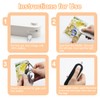 2-in-1 Bag Sealer with Cutter & Magnet, Rechargeable Mini Heat