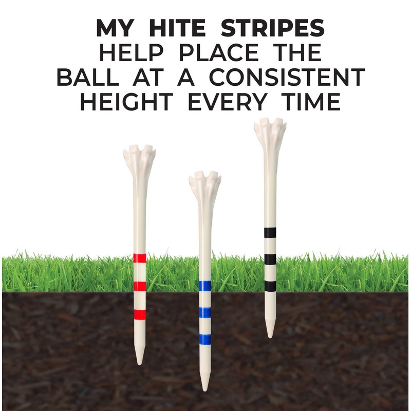 Champ Zarma FLYtee My Hite 2-3/4" 30 Count - White