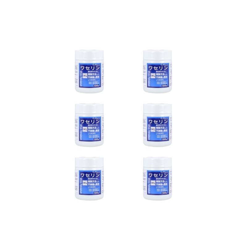 Skin Protection Vaseline HG 3.5 oz (100 g) x 6