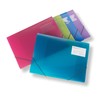 Rapesco A4+ 3-Flap Folio Elasticated - Assorted Transparent Colours, Pack