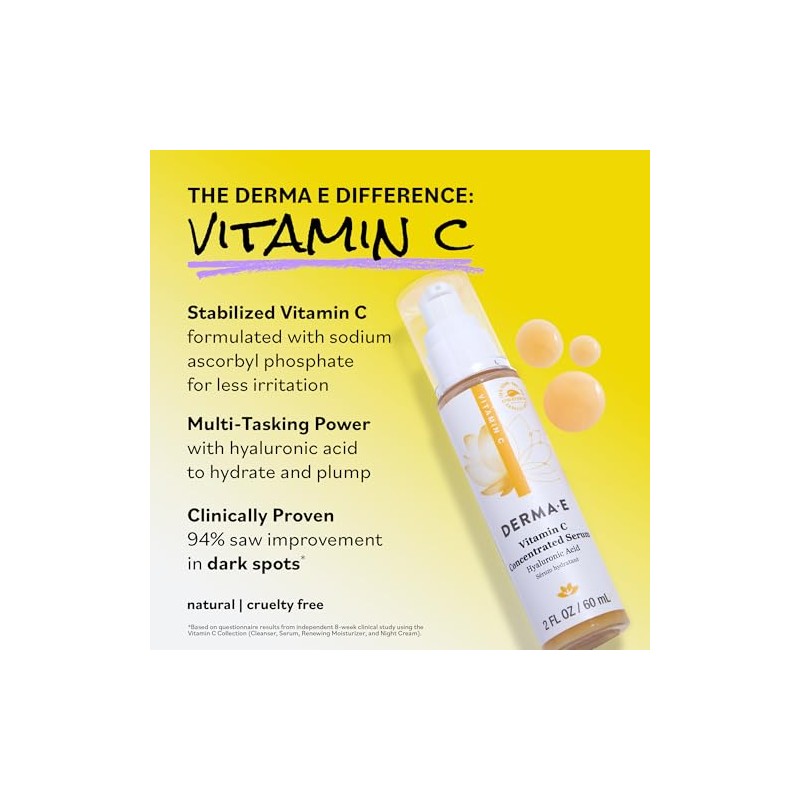 DERMA E Vitamin C Concentrated Serum 2oz