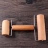 LHKJ Rolling Pin Small Wooden Rolling Pin with Handles, Perfect